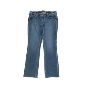 COPY - New York & Company Curvy Bootcut Women's size 16 Dark Wash Blue denim Je…